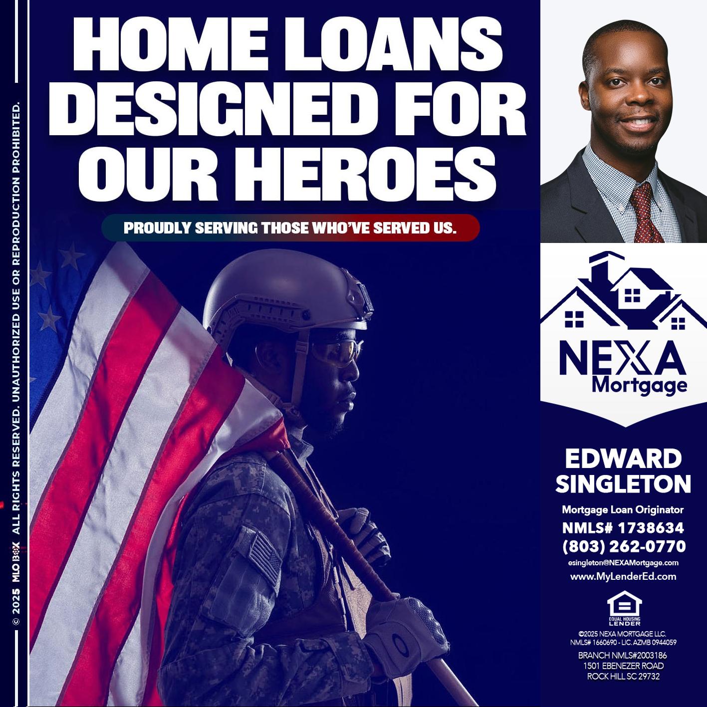 home loans - Edward Singleton -Sr. Mortgage Loan Originator
