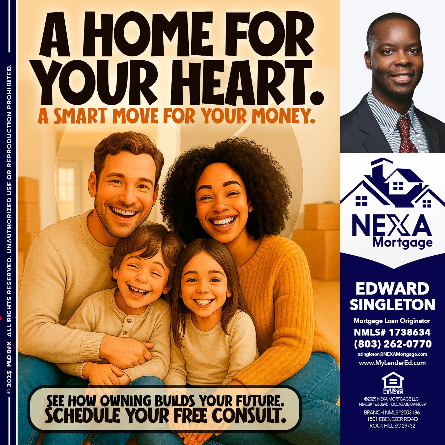 A HOME FOR - Edward Singleton -Sr. Mortgage Loan Originator