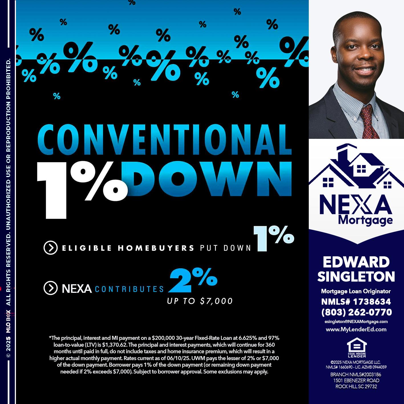 conventional - Edward Singleton -Sr. Mortgage Loan Originator