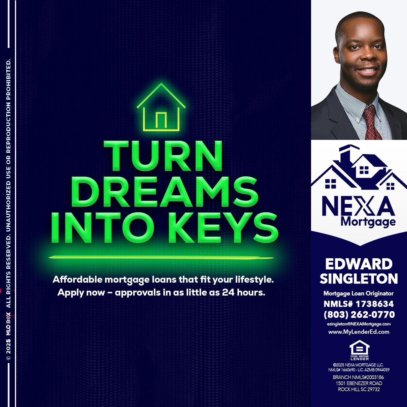 turn dreams - Edward Singleton -Sr. Mortgage Loan Originator