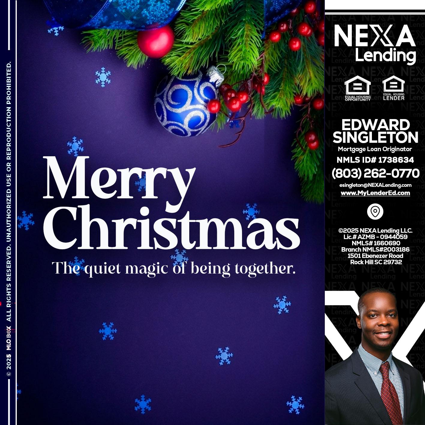 merry christmas - Edward Singleton -Sr. Mortgage Loan Originator