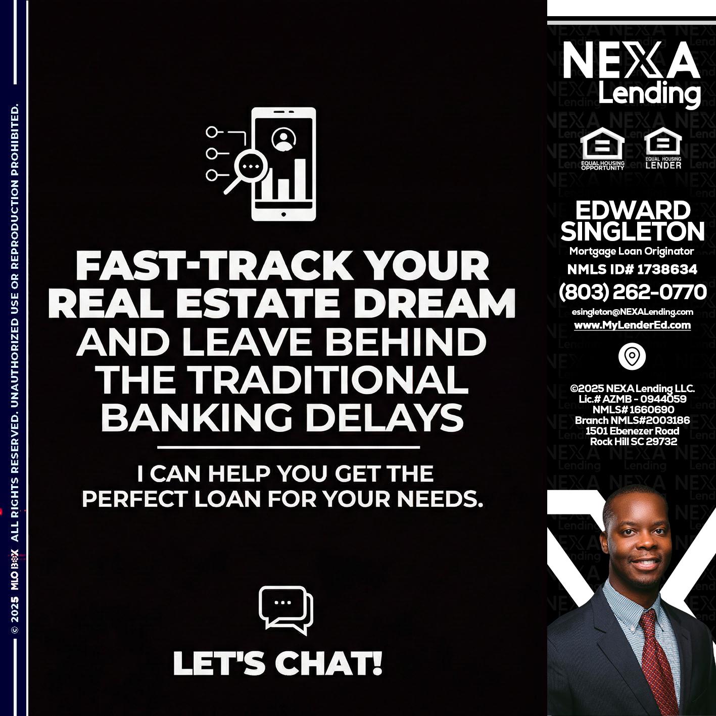 FAST TRACK - Edward Singleton -Sr. Mortgage Loan Originator