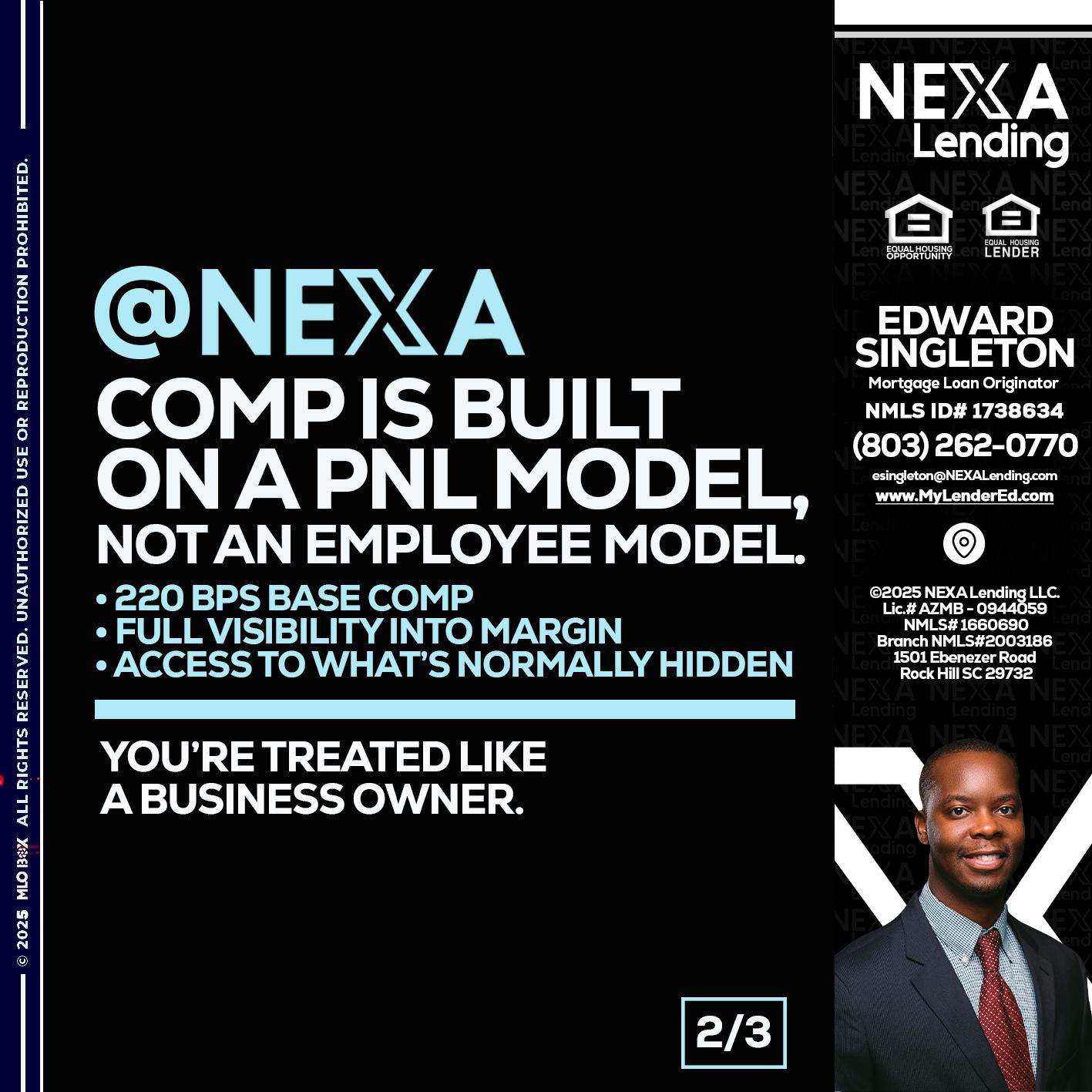 2 OF 3 - Edward Singleton -Sr. Mortgage Loan Originator