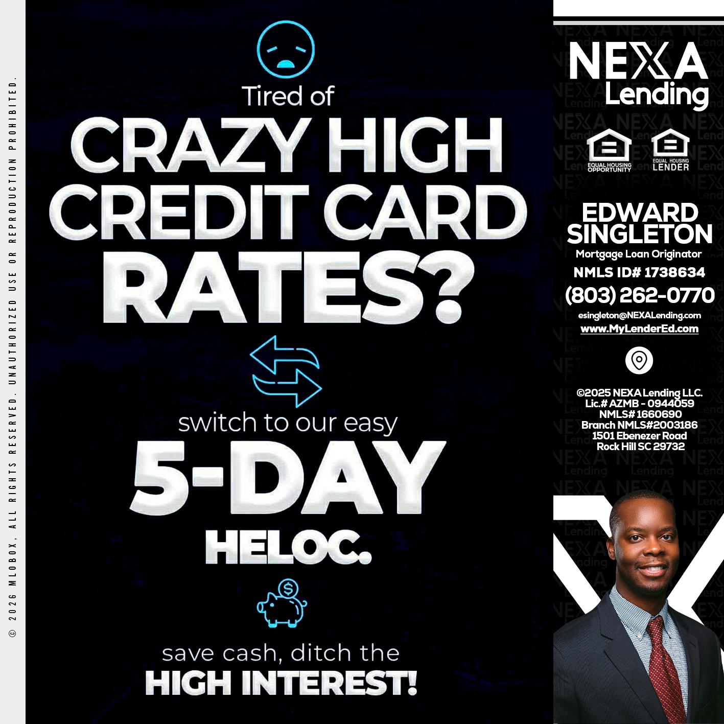 CRAZY HIGH - Edward Singleton -Sr. Mortgage Loan Originator