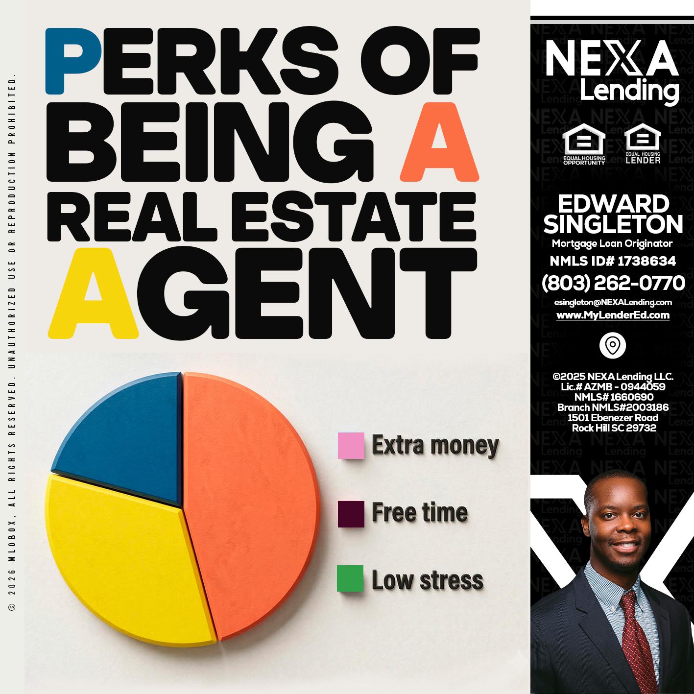 PERKS OF BEING - Edward Singleton -Sr. Mortgage Loan Originator