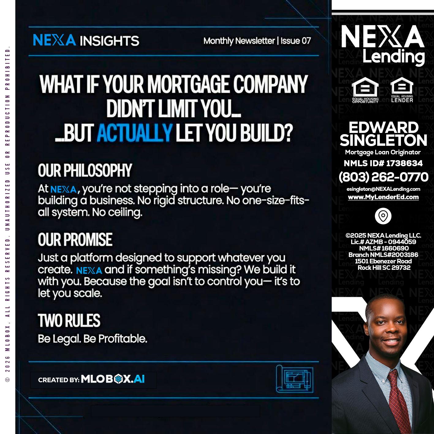 NEXA INSIGHTS - Edward Singleton -Sr. Mortgage Loan Originator