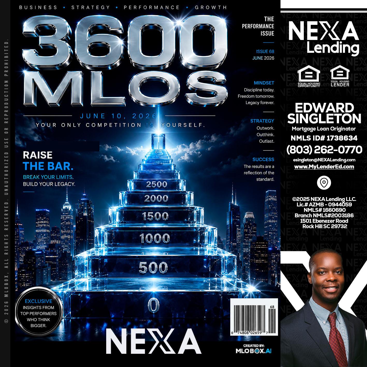 3600 MLOs - Edward Singleton -Sr. Mortgage Loan Originator