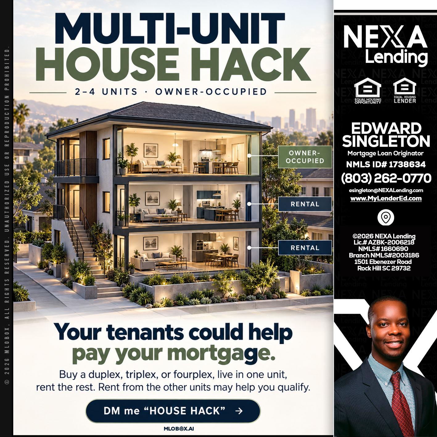 MULTI UNIT - Edward Singleton -Sr. Mortgage Loan Originator